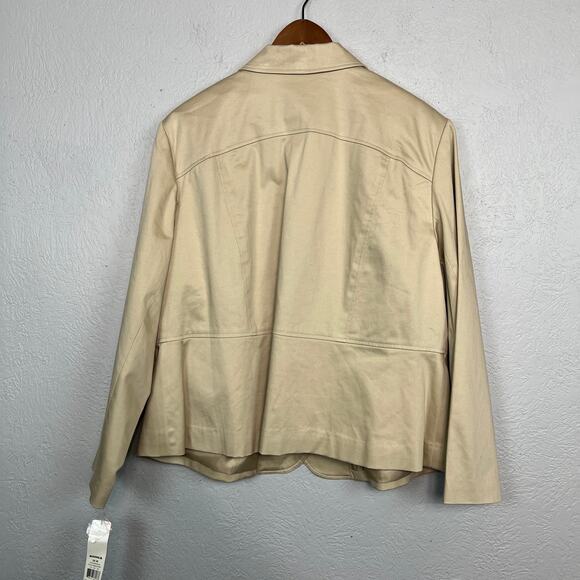 NEW! Apt 9 Dual Button Blazer Stretch Tan - 24W - Picture 3 of 4